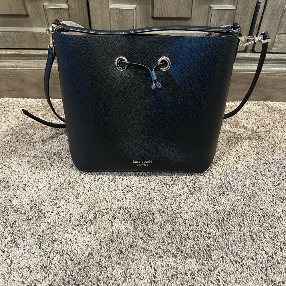 Kate Spade Black Leather Shoulder Bag